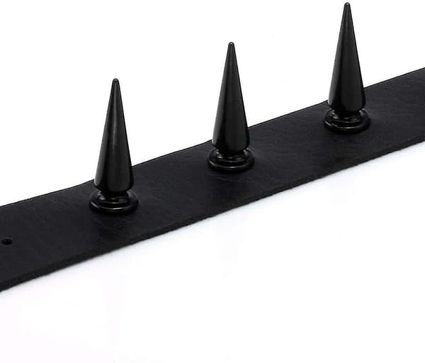 Gothic Punk Halsband Dubbade krage Choker Black