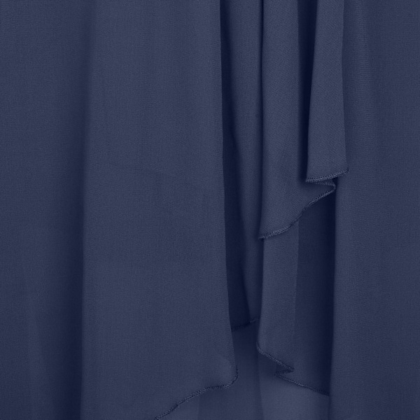 Kjole Cut-out Lang Kjole Brudepike Festkjole (Blå L)