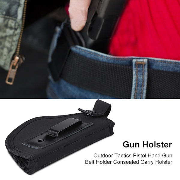 Outdoor Tactics Pistol Holster for Belte, Skjult Bære