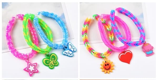 Loom Bands Sæt - 4400 stk og tilbehør. Multicolor multifärg