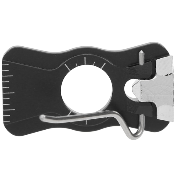 Justerbar Traditionel Recurve Bueskyttepil Hvile Aluminium Legering Magnetisk Pil Stativ Sort