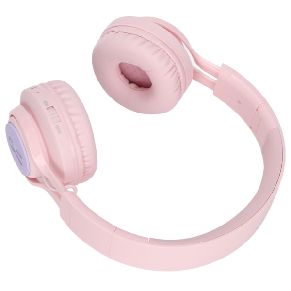 Fingertime BT06C+ On-Ear Bluetooth-hörlurar med RGB-belysning, barns hörlurar för nätverk, klassrumsinlärning, underhållning och musik