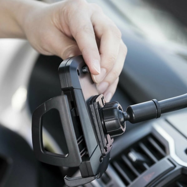 Mobilholder / Bilholder / Holder til Bil - Sugekopp Black Svart