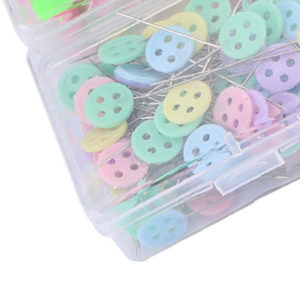300 st Flower Button Head Pins DIY Quiltverktyg Sytillbehör (Typ 2)