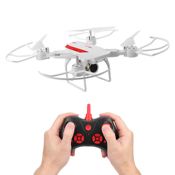 Foldbar Drone med 4K HD Kamera, WIFI Realtids Transmission, Quadcopter, Hvid