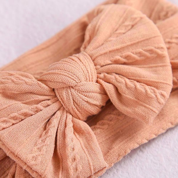 3-pakning Søte Babyhårbånd: Myke, Stretch & Fargerike Beige Beige