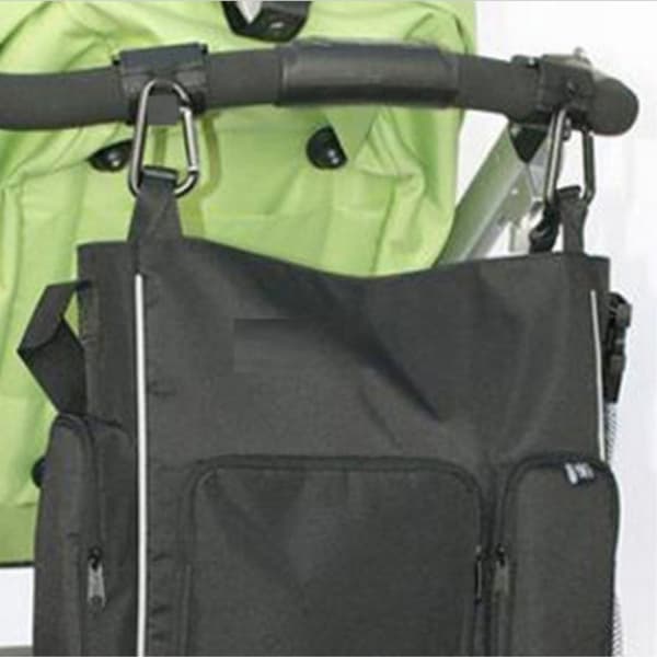 Lastenvaunukoukut 2 kpl Black Svart