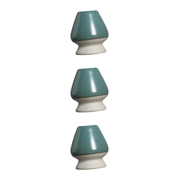 1/2/3 Handgjord Matcha Vispställ Te-ceremoni Teservis för Grönt 6 x 7cm 3-set 3Sets Green 6 x 7cm