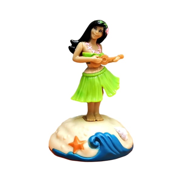 Hulaflicka Dashboard Bobbleheads Skakande Ornament Figurer Presenter Dansande Leksak Hula Dansare Flicka För Hem Bil