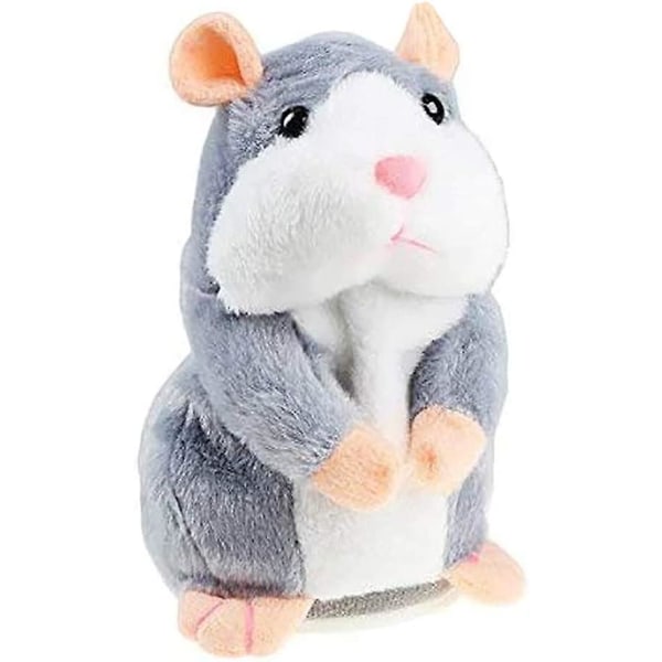 Talking Hamster Toy, Repeats What You Say Plyschdjursleksak, elektronisk hamster