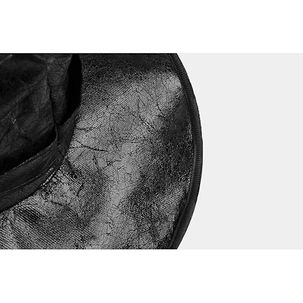 Halloween Häxhatt Häxhattar Kvinnor Vuxen Trollkarl Män Kostym Cosplay Fest Tjej Bredbrättad Spetsig Hatt Tillbehör