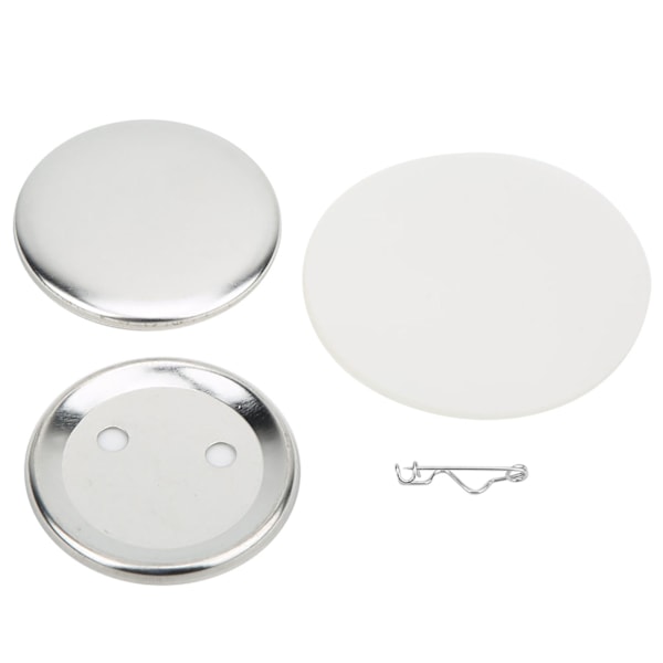100 sett 56mm knappnålsknapper, knapper, badge-materialer, DIY-håndverk