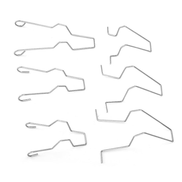 5zhsfullkit 6 stk. Stål frontlykt Hodelykt Nærlys Frontlykt Pæreholderfjærklemme for H1/h3/h4/h7