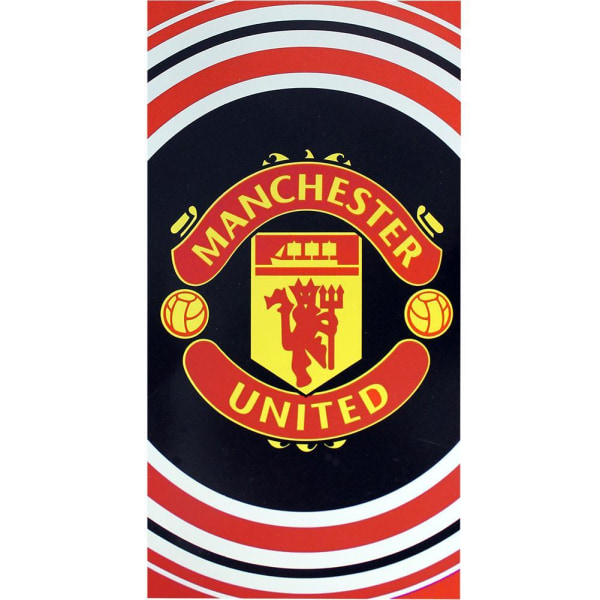 Manchester United FC Pulse Håndklæde One size Sort/Rød/Hvid Sort/Rød/Hvid Black/Red/White One size