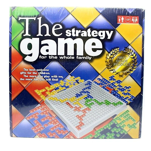 Strategispel Blokus Brädspel Pedagogiska Leksaker Fyrkantsspel Lätt att Spela för Barn Serier Inomhusspel 2 players