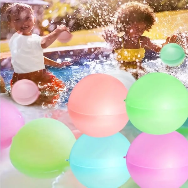 18 STK genanvendelige forlystelsespark vandballoner, swimmingpool strand vandlegetøj