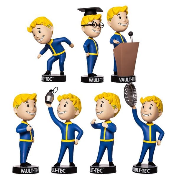 Vault Fallout 4 Boy Bobblehead Gaming Anime Figurer Legetøj Serie Model Samling 1# SPEECH