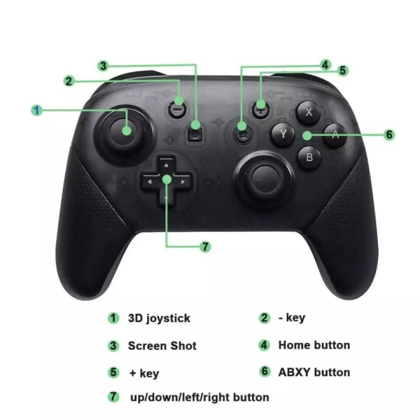 För Nintendo Switch Console Nytt Wireless Pro Controller-spel