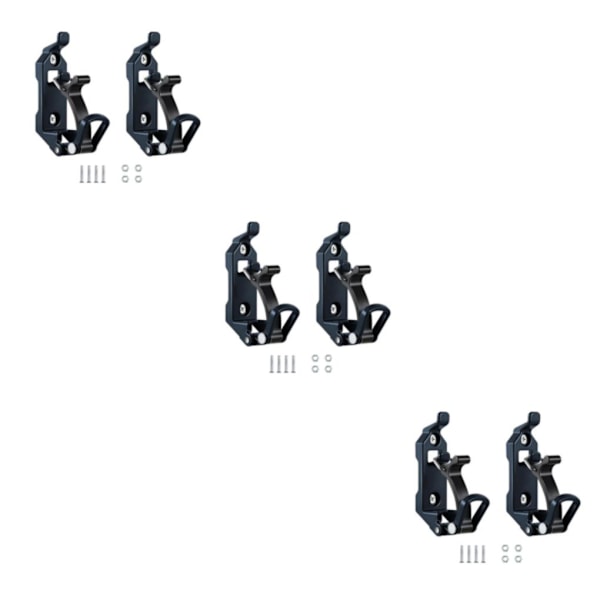 1/2/3 2-pack/parti Fäste för takräcketillbehör Väggfäste Svart Black 3Sets
