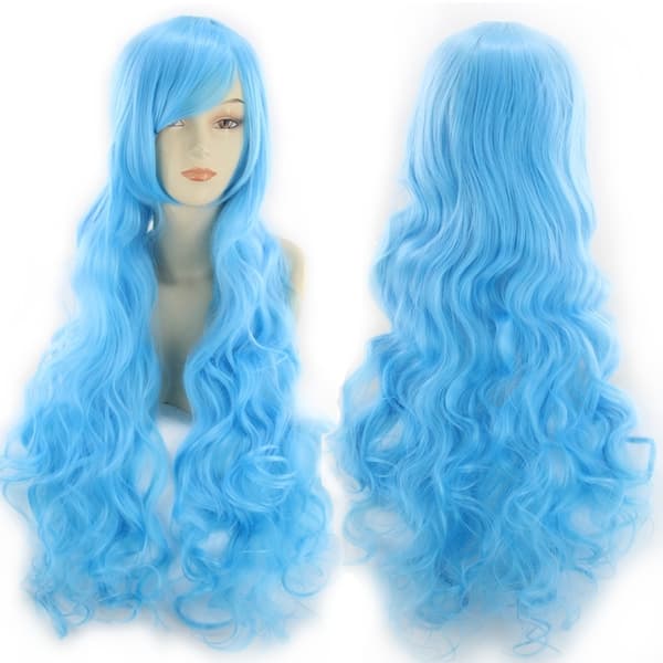 Syntetisk paryk til fest, Pride, parader og cosplay 80cm 250 250 #21