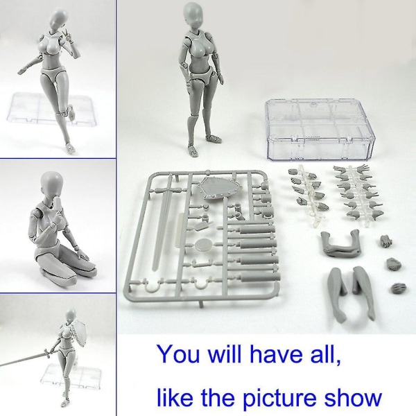 2.0 Action Figure -malli Shf Body Kun -nukelle Pvc Body-chan Dx -setti [dB} Female