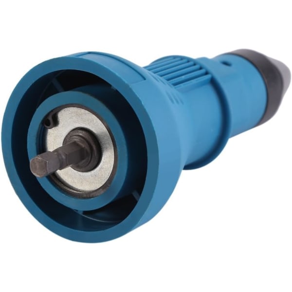 Trådløs elektrisk bore Naglepistol Adaptersett Naglemutter Boreadapter Nagleverktøyinnsatsmutterverktøy (blå)
