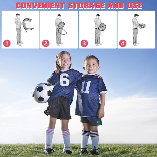 Jalkapallomaali - Salibandy Portable Pop Up 2 in 1 - Varastossa/Ruotsi -
