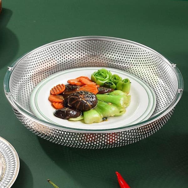 Multifunktionel dampkurv i rustfrit stål (22,5 cm)