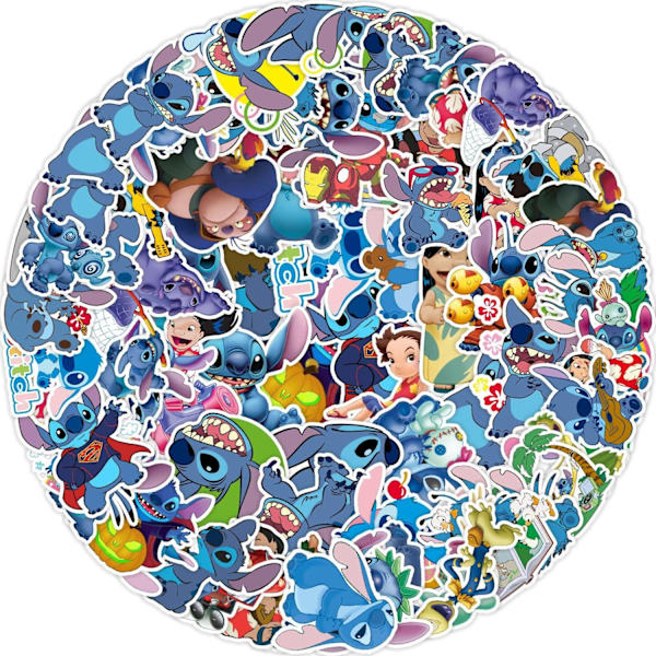 100 stk. Stitch Laptop Bumper Stickers