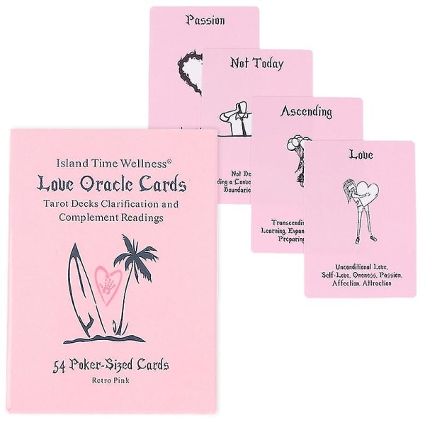 Rosa Velvære Kjærlighet Oracle Card Tarot Prophecy Divination Family Party Brettspill