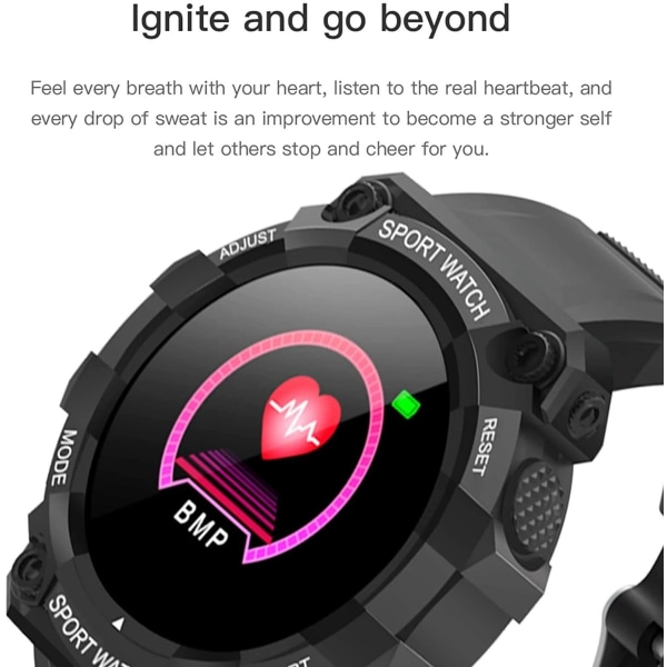Smart Watch miesten naisten ultrakirkas kosketusnäyttö vedenpitävä S
