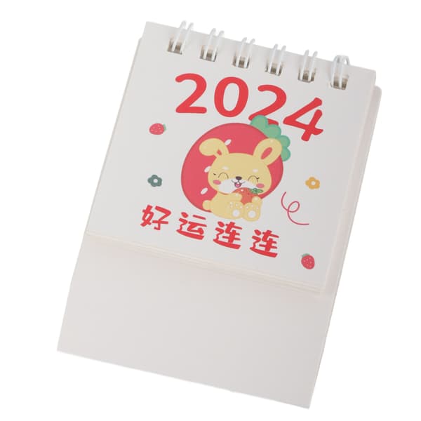 2024 Mini 3D Skrivebordskalender (Lykke til)