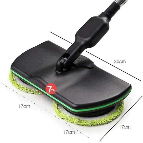 8 erstatningsputer for trådløs elektrisk roterende mopp sweeper Trådløs elektrisk roterende mopp scrubber
