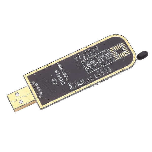 Ch341a USB-programmer Eeprom Bios Flasher Programmerbare logiske kretser med Sop8 Flash Clip Kompatibel med 24/25-seriebrikke