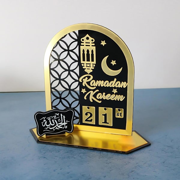 Ramadanin Adventi-kalenteri 2024 - Uusiokäyttöinen Adventi-kalenteri, Ramadan Mubarak -kalenteri