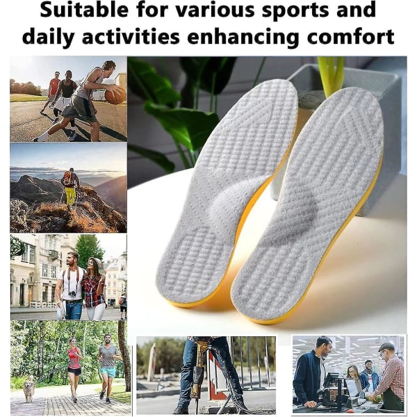 Supinationssåler til overpronation og høj svangstøtte, indlægssåler i Size 43-45