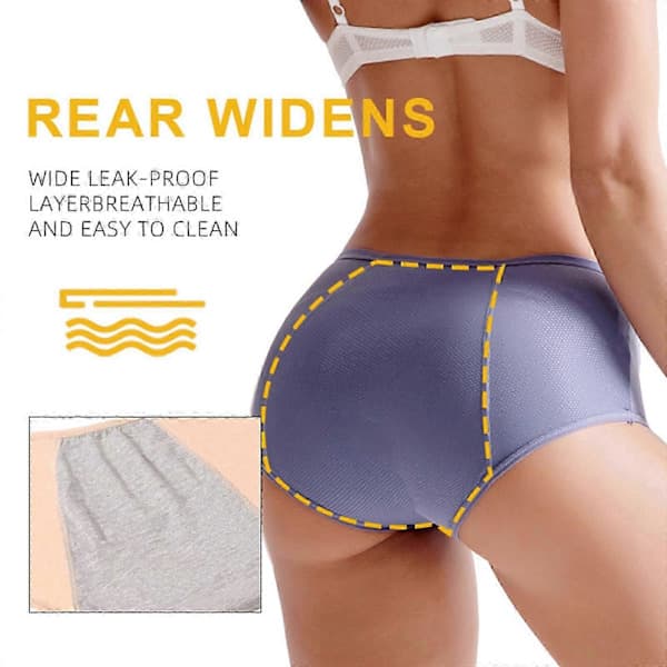 Inkontinenstrosor för kvinnor - 8-pack Everdries läckagesäkra underkläder 2XL