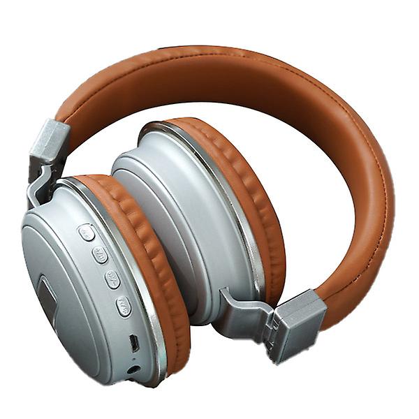 Vikbart sportheadset med ljudkabel Trådlösa Bluetooth hörlurar Stereohörlurar