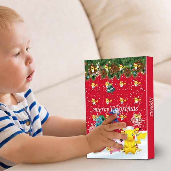 2024 Julkalender för barn, (Uppgraderad version) 24 presentbitar - slumpmässig stil (Blind Box), Adventskalender för barn Style B