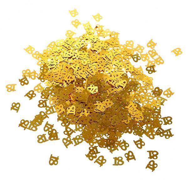 3xtable Confetti Age Födelsedagsfest Bröllopsdag Bord Confetti Gold 18