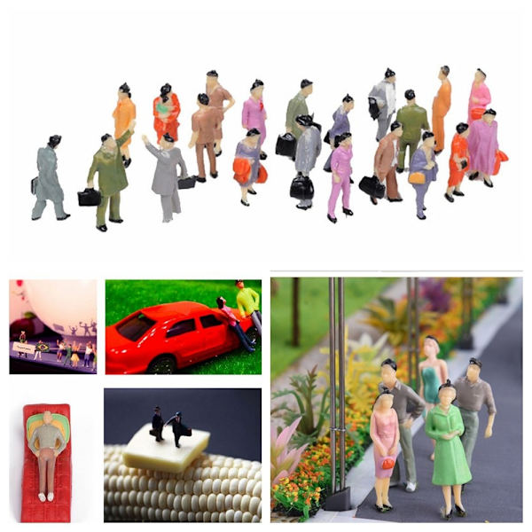100 stk Plastfigurer 1/100 - Perfekt