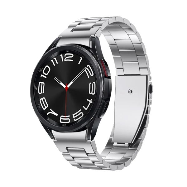 Metallrem för Samsung Galaxy Watch 6 5 4 40mm 44mm Armband One Click Attachment för Galaxy Watch 6 Classic 43mm 47mm band black