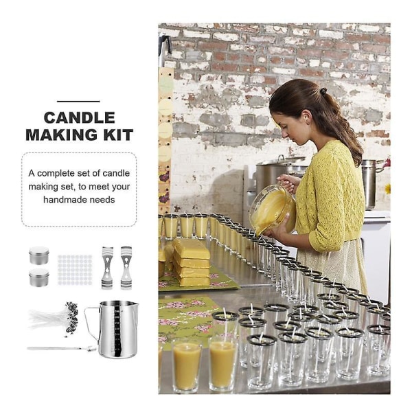 Duftende stearinlys Making Tools DIY Candle Wax Cup Candle Making Kit