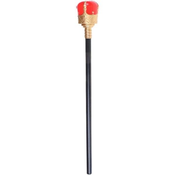 Halloween Party Cosplay Kung Kostym för Barn Kappa Robe Crown Scepter Set Kläder Presenter 80cm