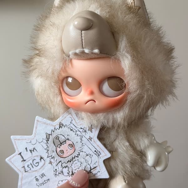 Zsiga Plysch Vinylfigur Blind Box, 11 cm Samlarobjekt Nyckelringsdocka för Present och Display Random One