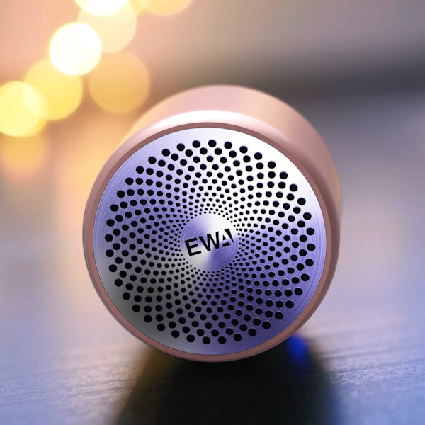 Reseväska Packad, A106 Pro Bärbar Bluetooth-högtalare med Anpassad Basstrålare, Kort Design, Vattentät, Perfekt Minihögtalare för Duschen (Roséguld) Rose Gold