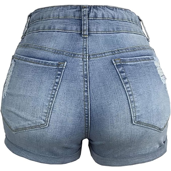 Jeans til Kvinder Bell Bottom - Dame Denim Shorts Vask - Elastisk Mode Uregelmæssig Løse Kvinders Jeans - Jean Flade Støvler XXL