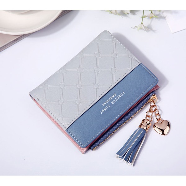 Naisten lompakko Pieni Kompakti Lompakko Bifold, RFID Lompakko Luottokorttikotelo Mini Bifold taskulompakko (harmaa)