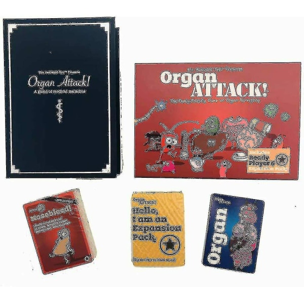 Organ Attack Tabletop Card Game Perhelautapeli 2-6 pelaajalle