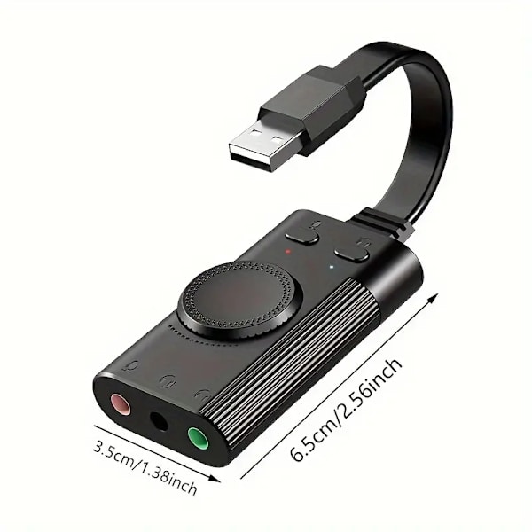 USB-ääniadapteri, USB-äänikortti, Ulkoinen äänikortti äänenvoimakkuuden säädöllä